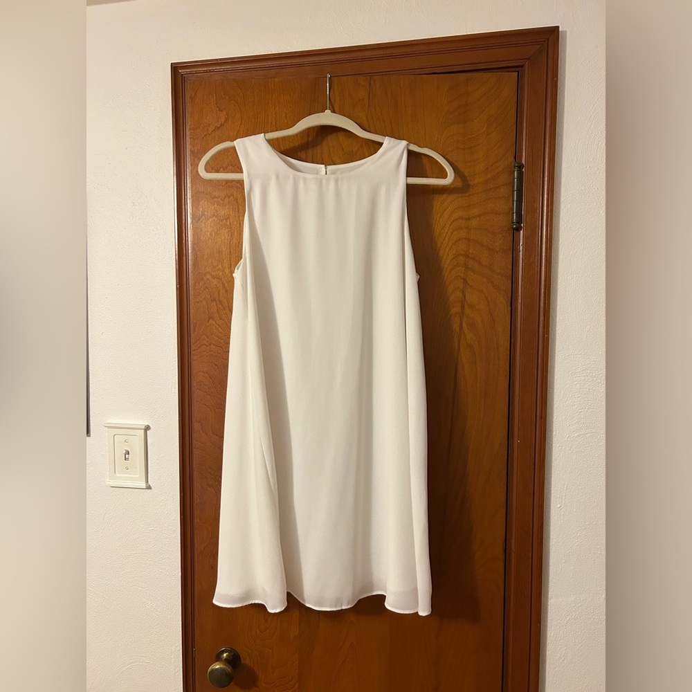 White Sleeveless Dress, perfect for bachelorette